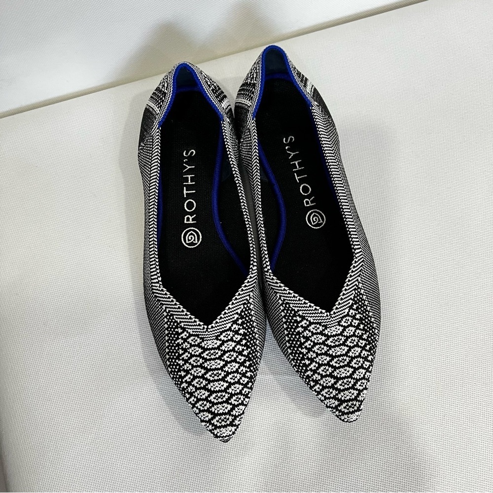 Rothy's The Point Python Snake Retired Ballet Fla… - image 5